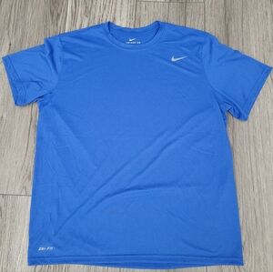Nike Dri-Fit Men's Royal Blue Short Sleeve Tee